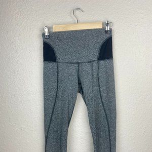 Lululemon Crop Leggings Grey Black